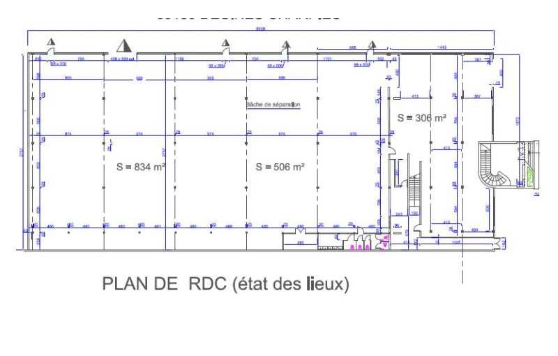 Location d'entrepôt de 2 275 m² à Décines-Charpieu - 69150 plan - 1