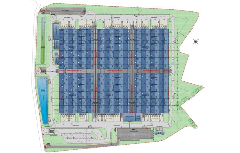 Location d'entrepôt de 67 093 m² à Derval - 44590 plan - 1