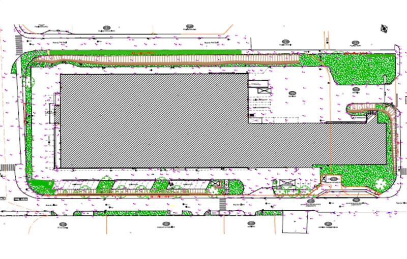 Location d'entrepôt de 7 430 m² à Domloup - 35410 plan - 1