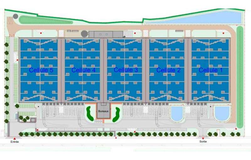 Location d'entrepôt de 28 467 m² à Douai - 59500 plan - 1