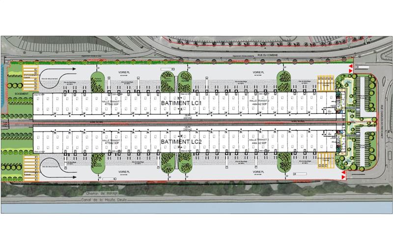 Location d'entrepôt de 10 050 m² à Dourges - 62119 plan - 1