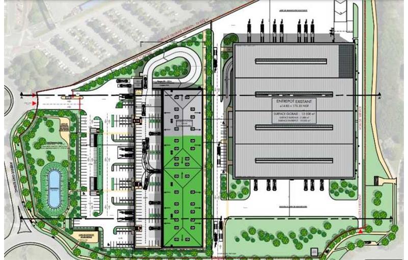 Location d'entrepôt de 4 334 m² à Élancourt - 78990 plan - 1