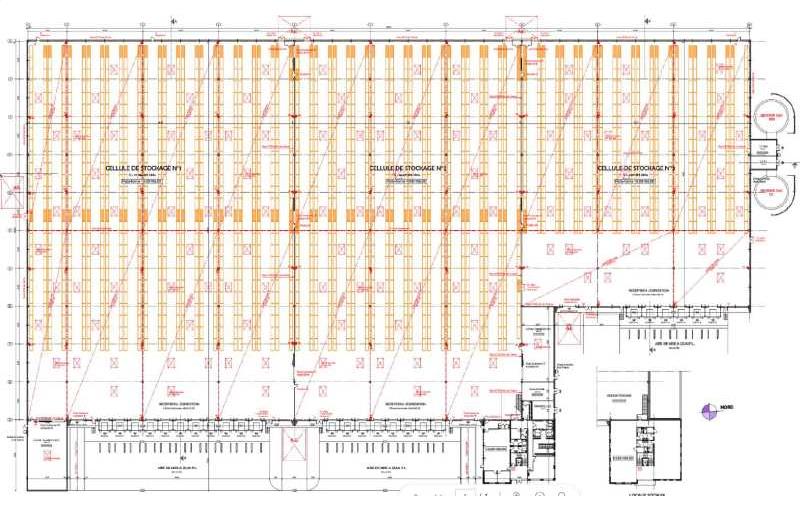 Location d'entrepôt de 26 490 m² à Ennery - 57365 plan - 1