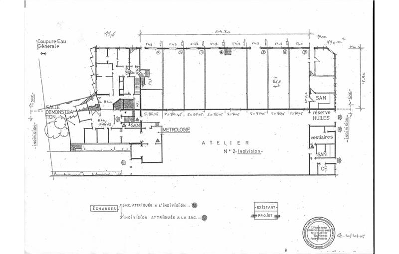 Location d'entrepôt de 1 391 m² à Épinay-sur-Seine - 93800 plan - 1