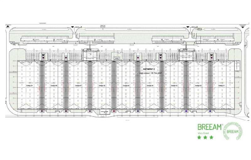 Location d'entrepôt de 37 608 m² à Épinoy - 62860 plan - 1