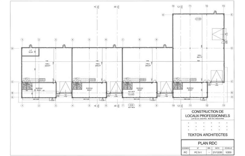 Location d'entrepôt de 736 m² à Eschau - 67114 plan - 1