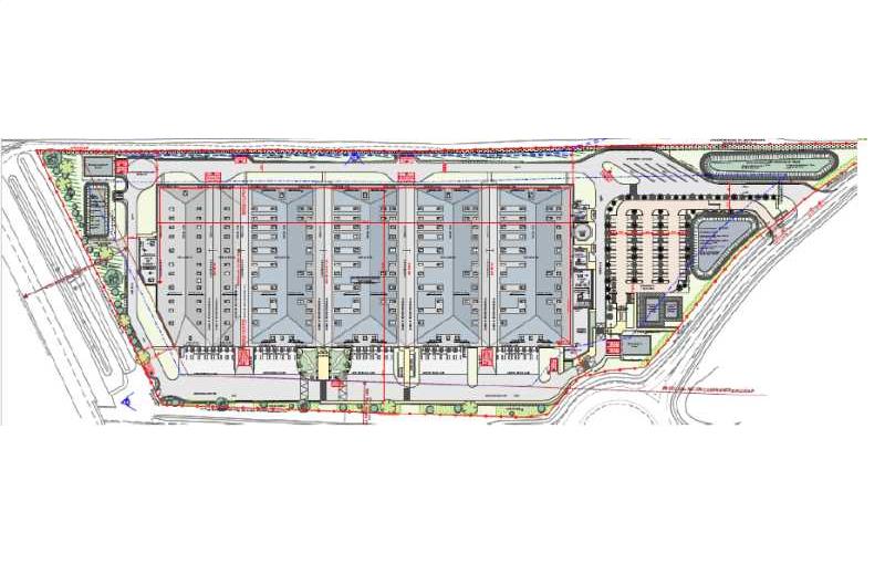 Location d'entrepôt de 29 723 m² à Escrennes - 45300 plan - 1