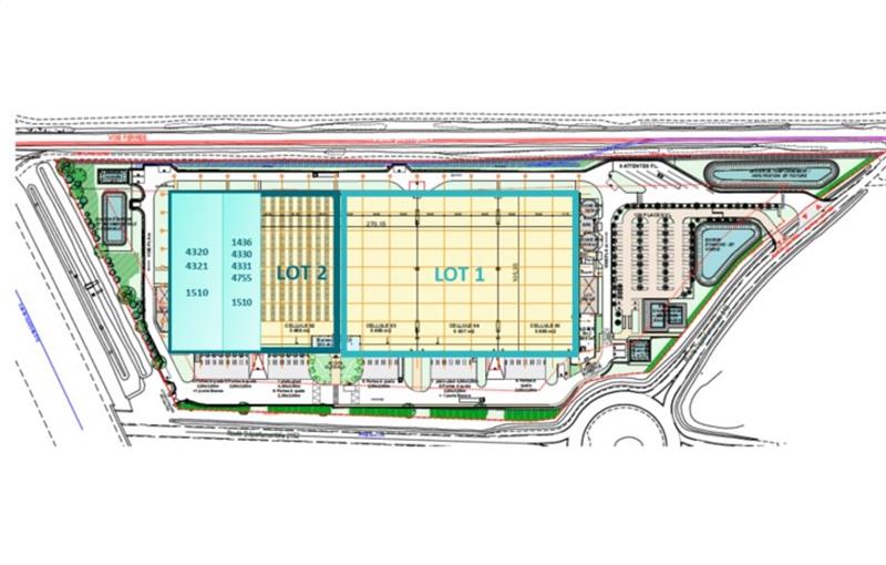 Location d'entrepôt de 29 723 m² à Escrennes - 45300 plan - 1