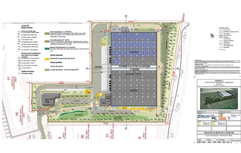 Location d'entrepôt de 15 944 m² à Eslettes - 76710 plan - 1