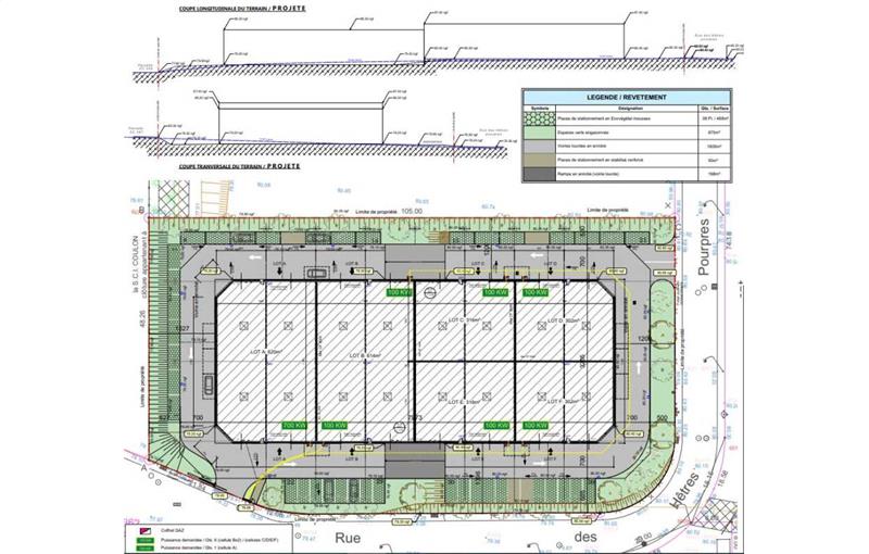 Location d'entrepôt de 934 m² à Étréchy - 91580 plan - 1