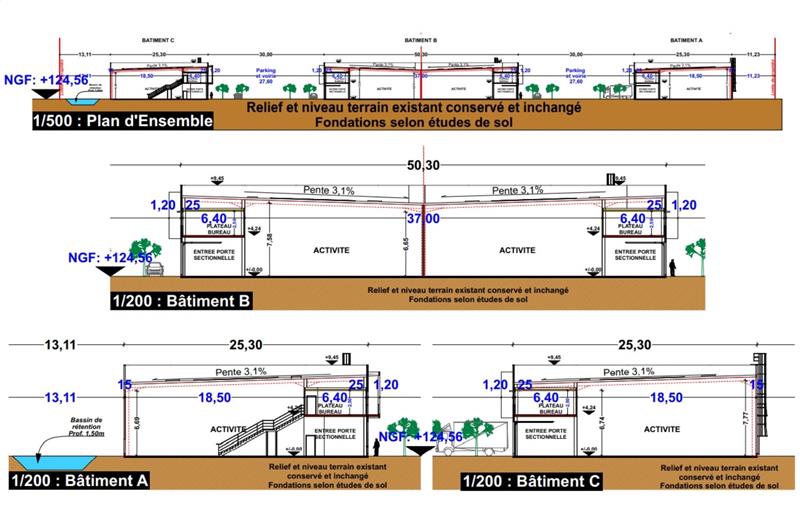 Location d'entrepôt de 6 433 m² à Fenouillet - 31150 plan - 1