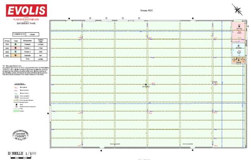 Location d'entrepôt de 1 469 m² à Flassans-sur-Issole - 83340 plan - 1