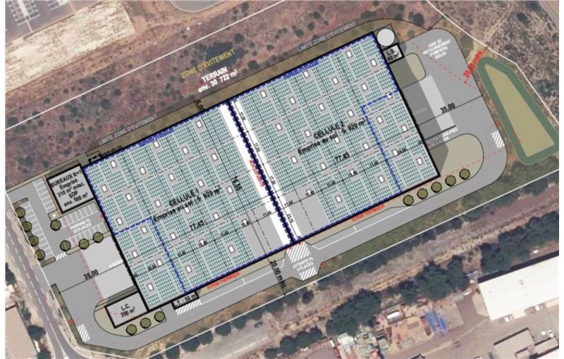 Location d'entrepôt de 13 038 m² à Fos-sur-Mer - 13270 plan - 1