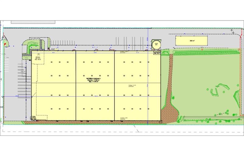 Location d'entrepôt de 11 331 m² à Fretin - 59273 plan - 1