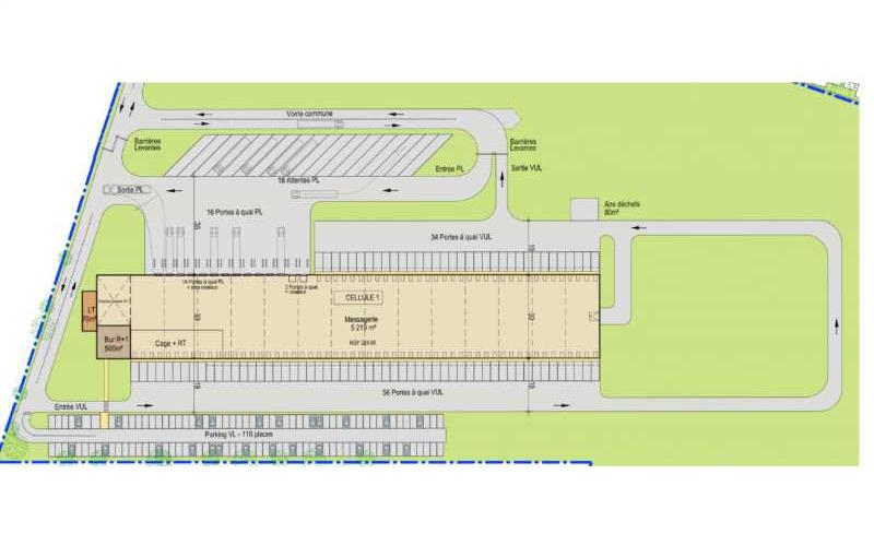 Location d'entrepôt de 5 789 m² à Fuveau - 13710 plan - 1