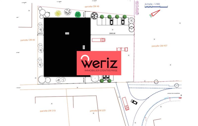 Location d'entrepôt de 1 200 m² à Gardanne - 13120 plan - 1