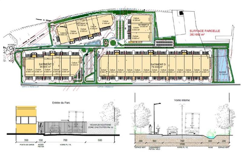 Location d'entrepôt de 160 030 m² à Gauriaguet - 33240 plan - 1