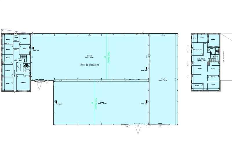 Location d'entrepôt de 2 883 m² à Genas - 69740 plan - 1