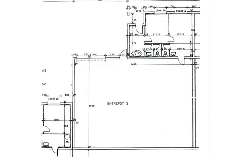 Location d'entrepôt de 230 m² à Genas - 69740 plan - 1