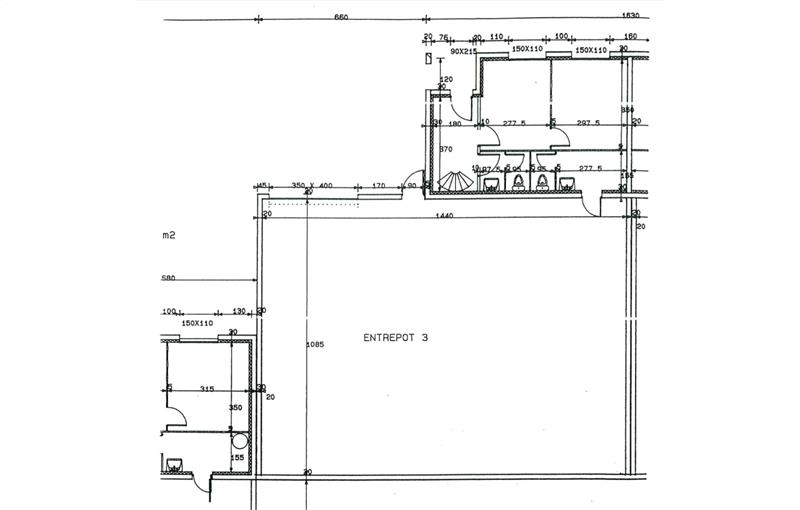 Location d'entrepôt de 230 m² à Genas - 69740 plan - 1