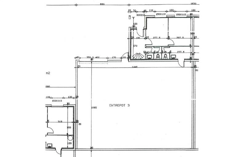 Location d'entrepôt de 230 m² à Genas - 69740 plan - 1