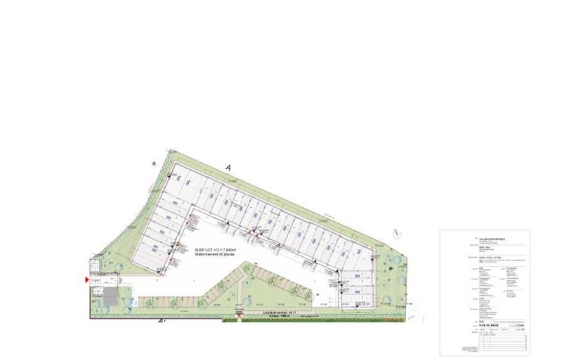 Location d'entrepôt de 332 m² à Genas - 69740 plan - 1