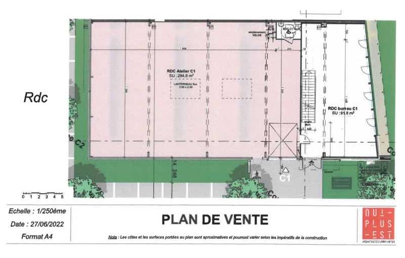 Location d'entrepôt de 480 m² à Genay - 69730 plan - 1