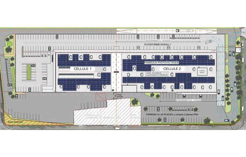 Location d'entrepôt de 8 247 m² à Gennevilliers - 92230 plan - 1