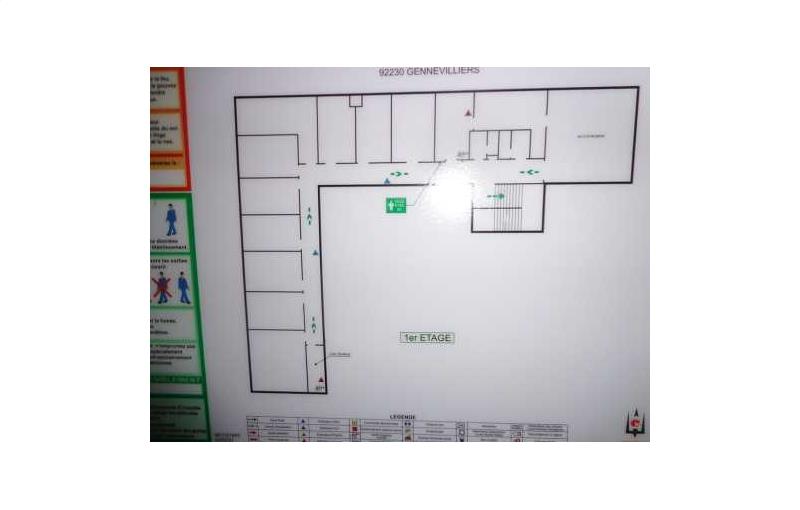 Location d'entrepôt de 7 538 m² à Gennevilliers - 92230 plan - 1