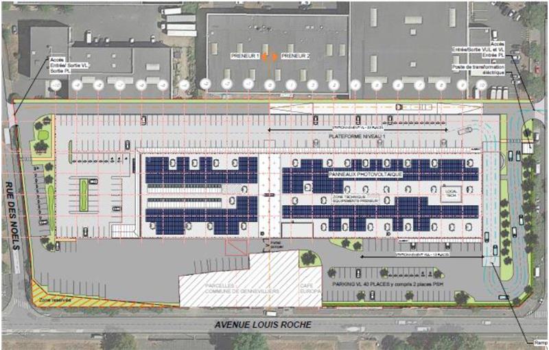 Location d'entrepôt de 8 228 m² à Gennevilliers - 92230 plan - 1