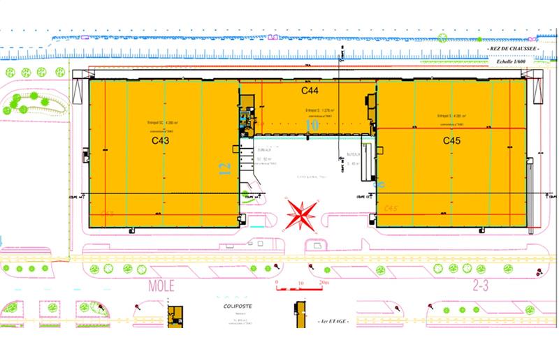 Location d'entrepôt de 9 884 m² à Gennevilliers - 92230 plan - 1