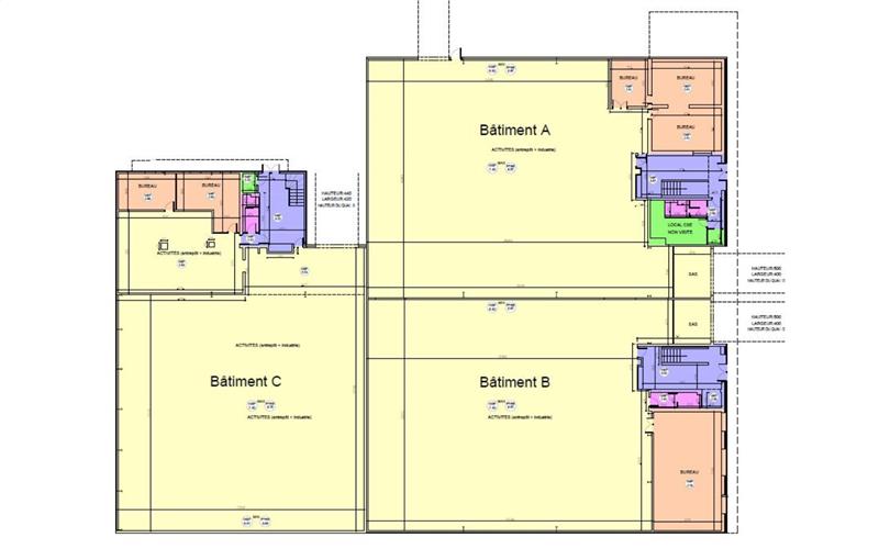 Location d'entrepôt de 998 m² à Gennevilliers - 92230 plan - 1