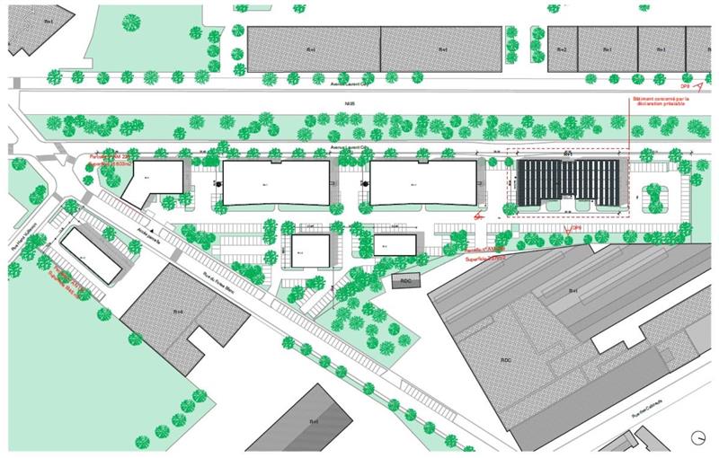 Location d'entrepôt de 477 m² à Gennevilliers - 92230 plan - 1