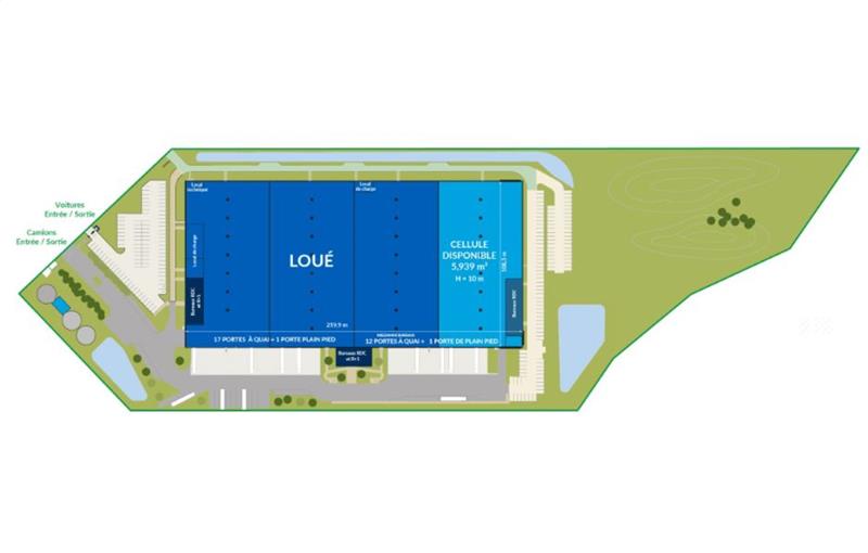 Location d'entrepôt de 6 355 m² à Gondreville - 54840 plan - 1