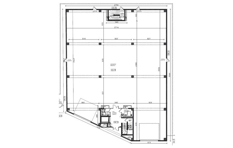 Location d'entrepôt de 1 714 m² à Grasse - 06130 plan - 1