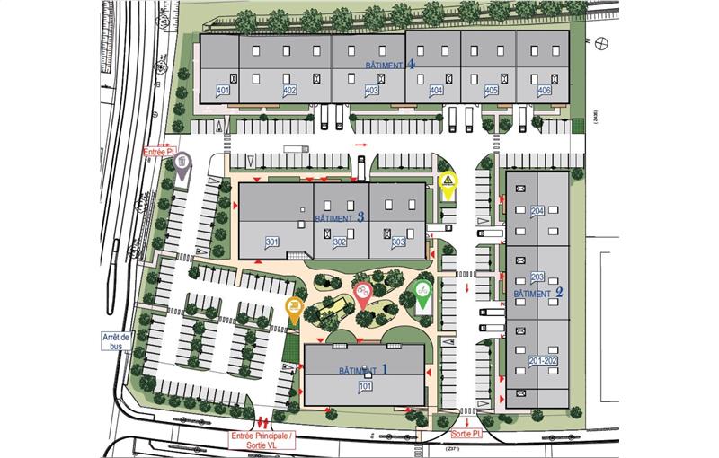 Location d'entrepôt de 6 454 m² à Hallennes-lez-Haubourdin - 59320 plan - 1