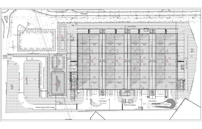 Location d'entrepôt de 20 836 m² à Harnes - 62440 plan - 1