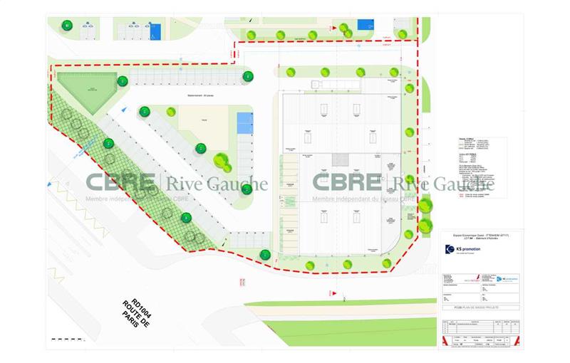 Location d'entrepôt de 1 483 m² à Ittenheim - 67117 plan - 1