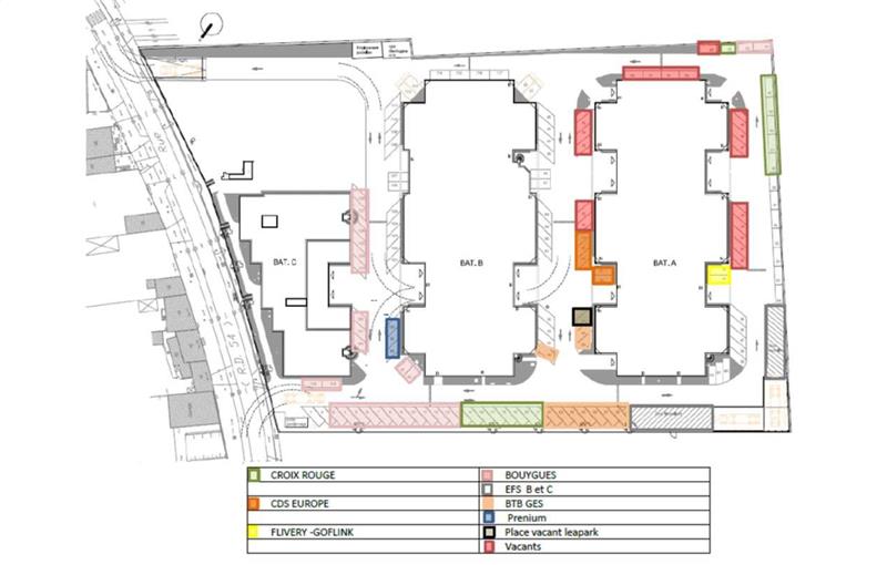 Location d'entrepôt de 1 799 m² à Ivry-sur-Seine - 94200 plan - 1