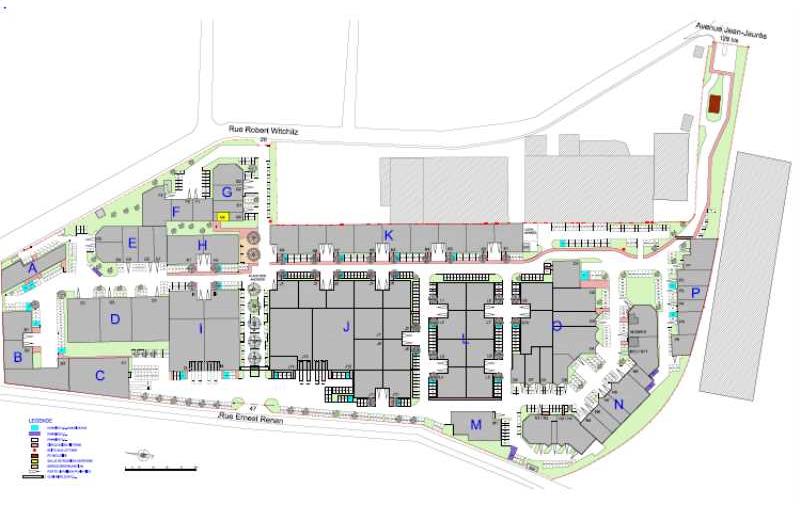 Location d'entrepôt de 3 657 m² à Ivry-sur-Seine - 94200 plan - 1