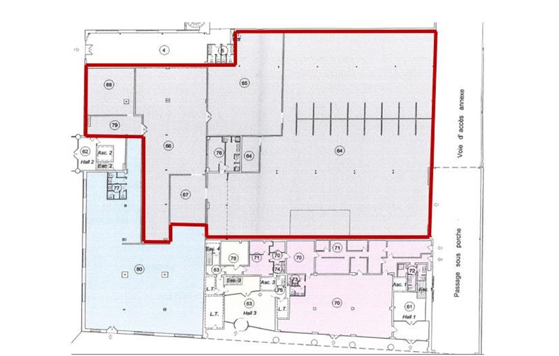 Location d'entrepôt de 1 718 m² à Ivry-sur-Seine - 94200 plan - 1