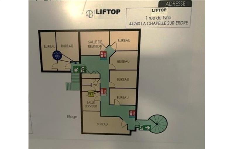 Location d'entrepôt de 820 m² à La-Chapelle-sur-Erdre - 44240 plan - 1