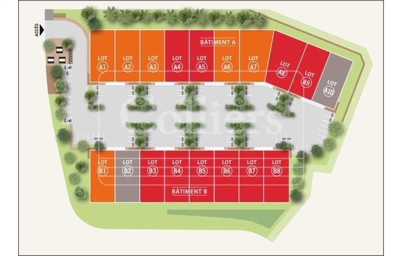 Location d'entrepôt de 3 815 m² à La Seyne-sur-Mer - 83500 plan - 1