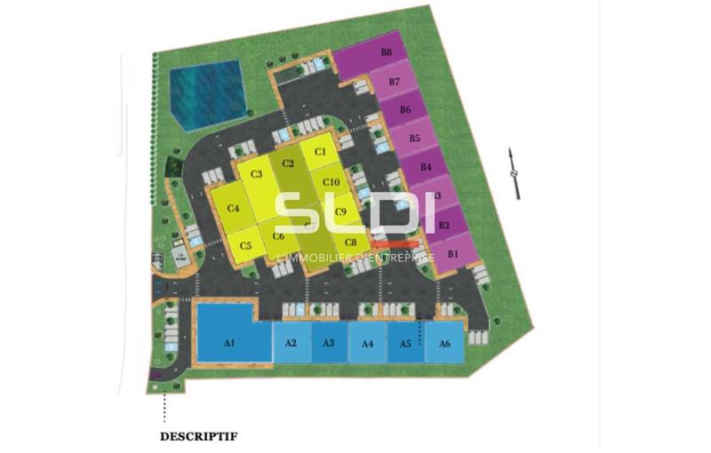 Location d'entrepôt de 588 m² à La Tour-de-Salvagny - 69890 plan - 1