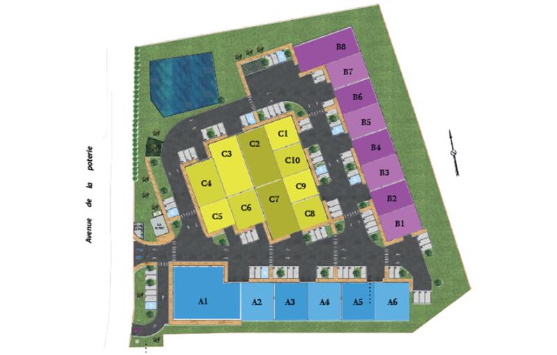 Location d'entrepôt de 342 m² à La Tour-de-Salvagny - 69890 plan - 1