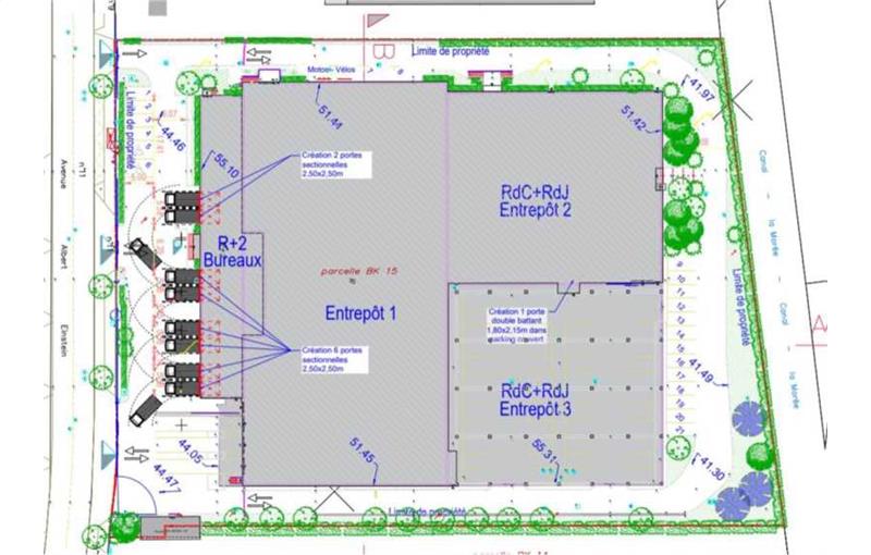 Location d'entrepôt de 7 985 m² à Le Blanc-Mesnil - 93150 plan - 1