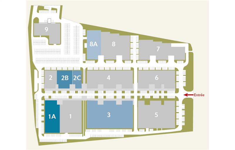 Location d'entrepôt de 2 710 m² à Le Blanc-Mesnil - 93150 plan - 1