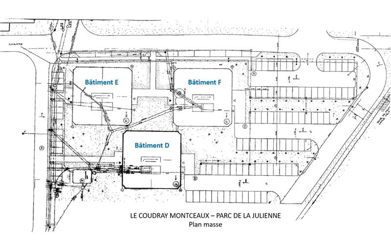 Location d'entrepôt de 460 m² à Le Coudray-Montceaux - 91830 plan - 1