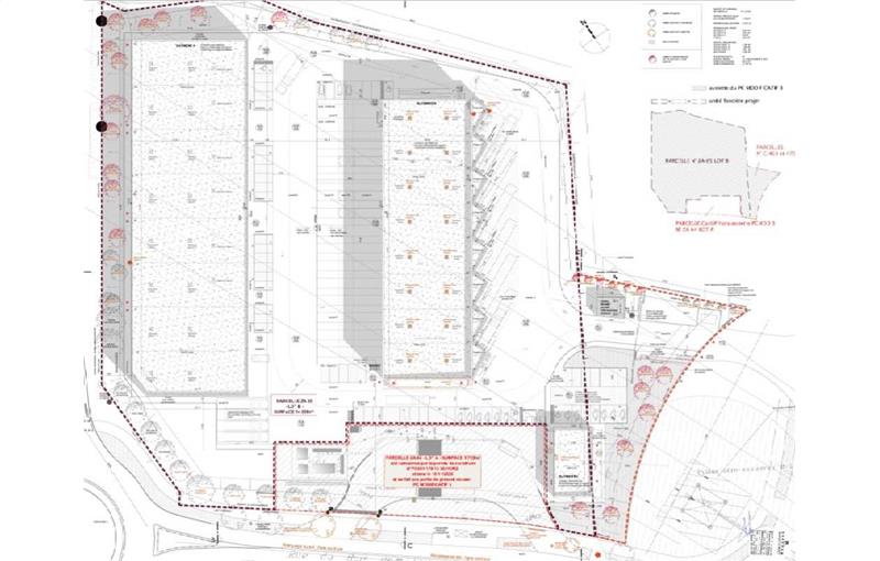 Location d'entrepôt de 1 300 m² à Le Coudray-Montceaux - 91830 plan - 1