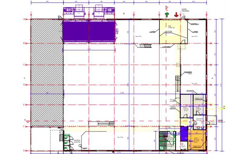 Location d'entrepôt de 1 621 m² à Le Haillan - 33185 plan - 1